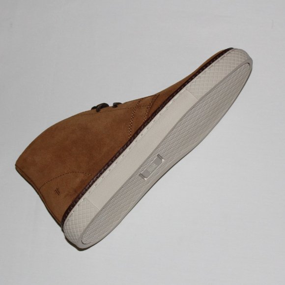 FRYE GATES BROWN SUEDE CHUKKA SNEAKER 8.5M